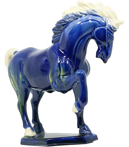 Amazon.com: Ceramic Horse Sculpture -8 inch Hand Made Tri-Color